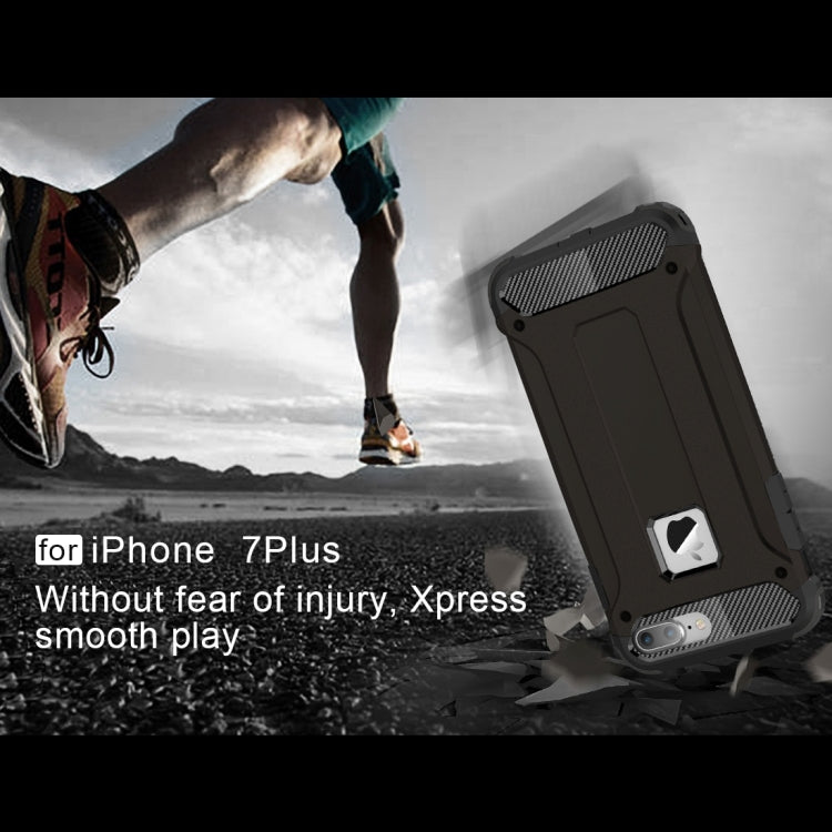 For iPhone 8 Plus & 7 Plus Tough Armor TPU + PC Combination Case, For iPhone 7 Plus