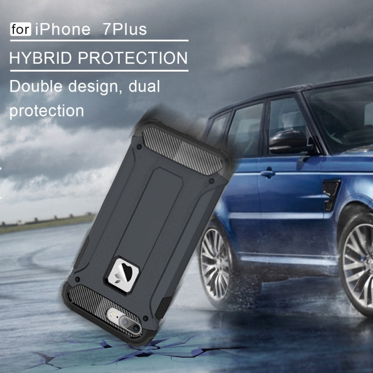 For iPhone 8 Plus & 7 Plus Tough Armor TPU + PC Combination Case, For iPhone 7 Plus