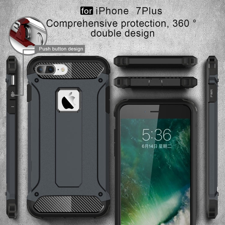 For iPhone 8 Plus & 7 Plus Tough Armor TPU + PC Combination Case, For iPhone 7 Plus