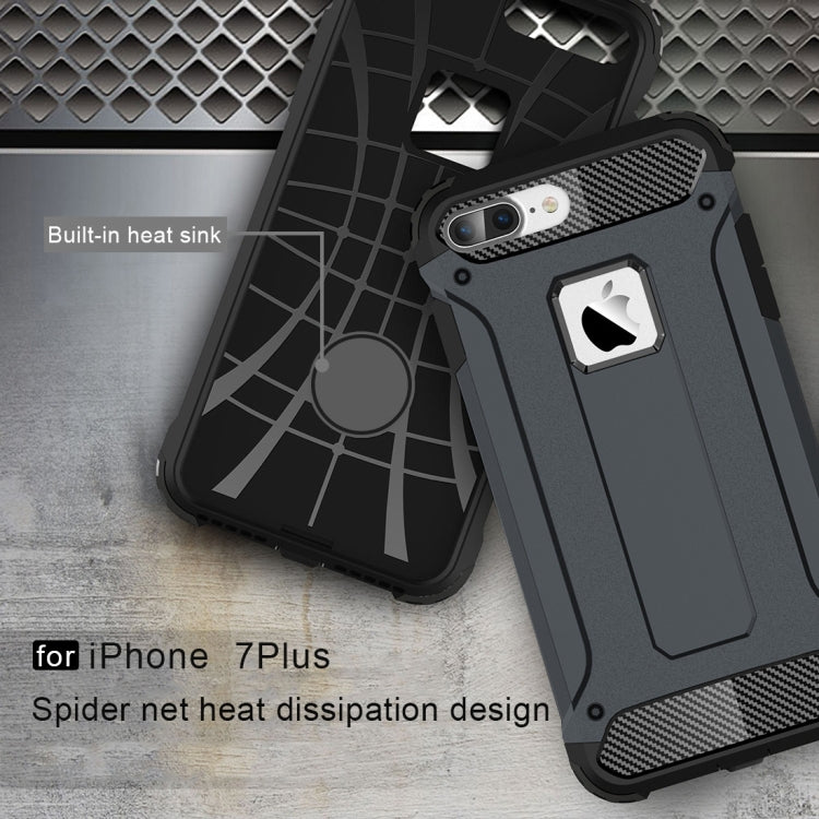 For iPhone 8 Plus & 7 Plus Tough Armor TPU + PC Combination Case, For iPhone 7 Plus