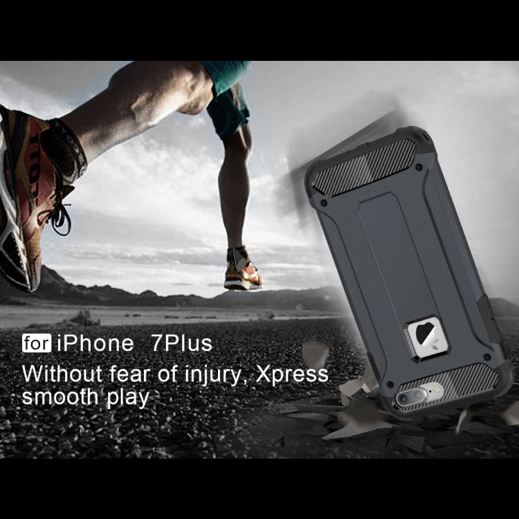 For iPhone 8 Plus & 7 Plus Tough Armor TPU + PC Combination Case, For iPhone 7 Plus