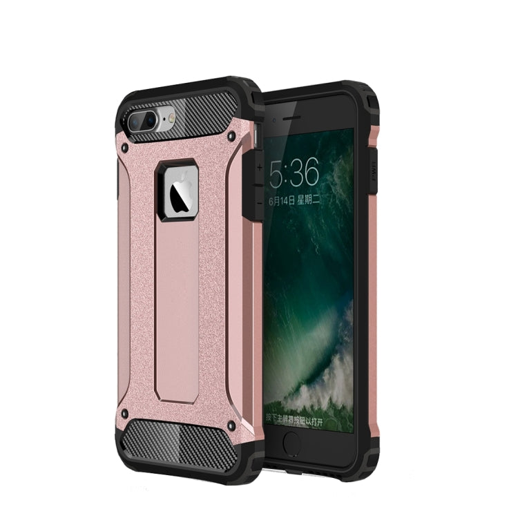 For iPhone 8 Plus & 7 Plus Tough Armor TPU + PC Combination Case, For iPhone 7 Plus