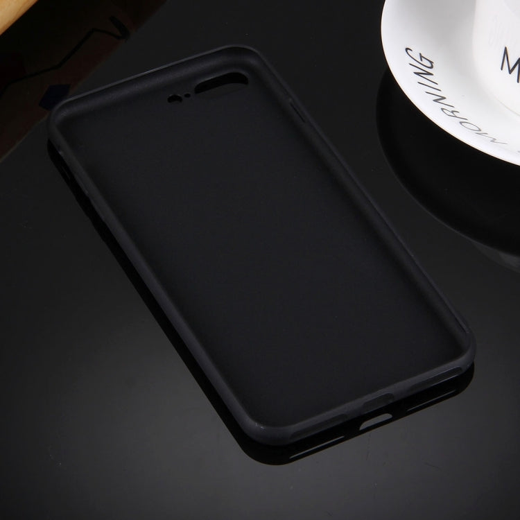 For iPhone 8 Plus & 7 Plus Solid Color TPU Protective Case Without Round Hole