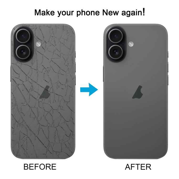 For iPhone 17 Original Glass Battery Back Cover with Camera Lens Cover