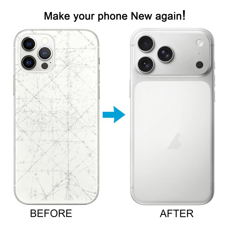 Back Housing Cover with Appearance Imitation of iP17 Pro for iPhone 12 Pro, For iPhone 12 Pro to iP17 Pro