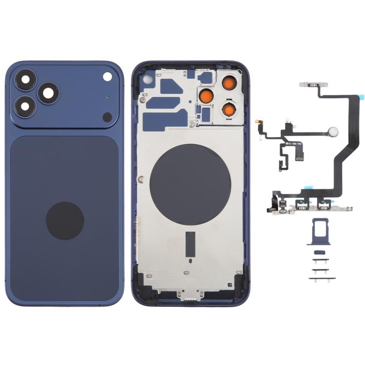 Back Housing Cover with Appearance Imitation of iP17 Pro Max for iPhone 12 Pro Max, For iPhone 12 Pro Max to iP17 Pro Max