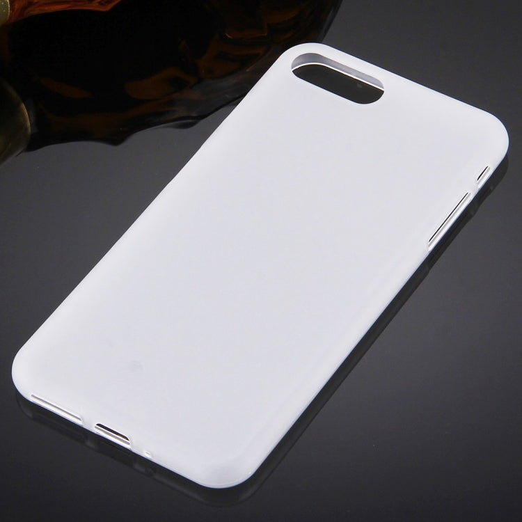 For iPhone 8 Plus & 7 Plus Solid Color TPU Protective Back Cover Case
