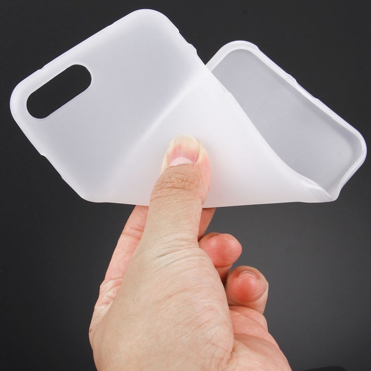 For iPhone 8 Plus & 7 Plus Solid Color TPU Protective Back Cover Case