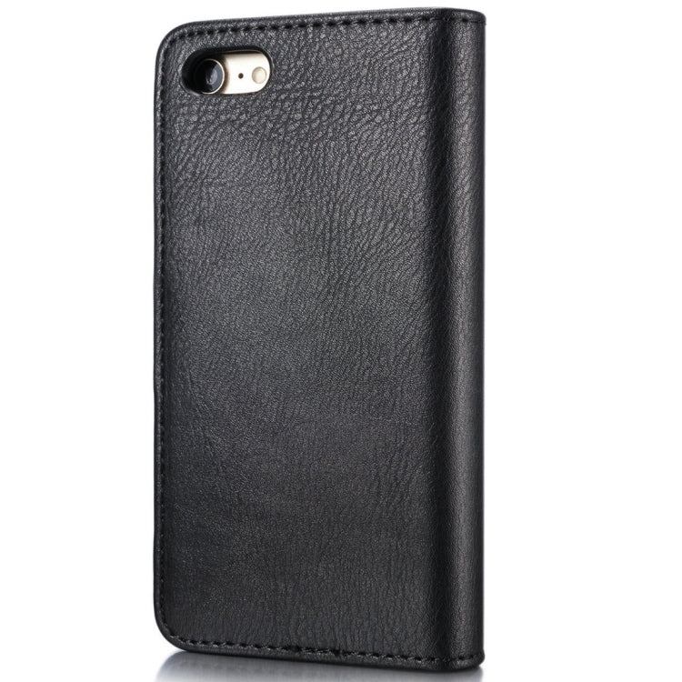 DG.MING for iPhone 8 & 7 Crazy Horse Texture Horizontal Flip Detachable Magnetic Protective Case with Holder & Card Slots & Wallet