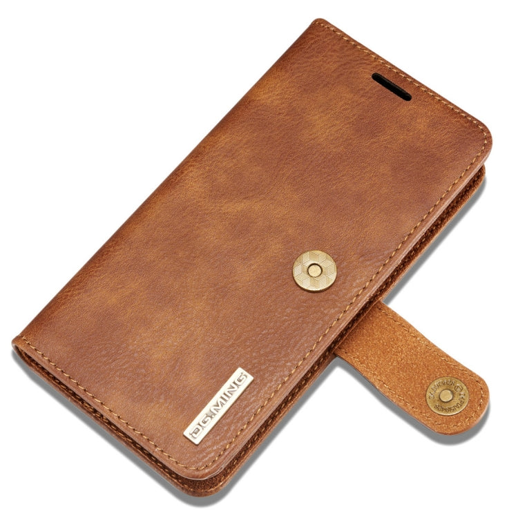 DG.MING for iPhone 8 & 7 Crazy Horse Texture Horizontal Flip Detachable Magnetic Protective Case with Holder & Card Slots & Wallet, iPhone 8 & 7