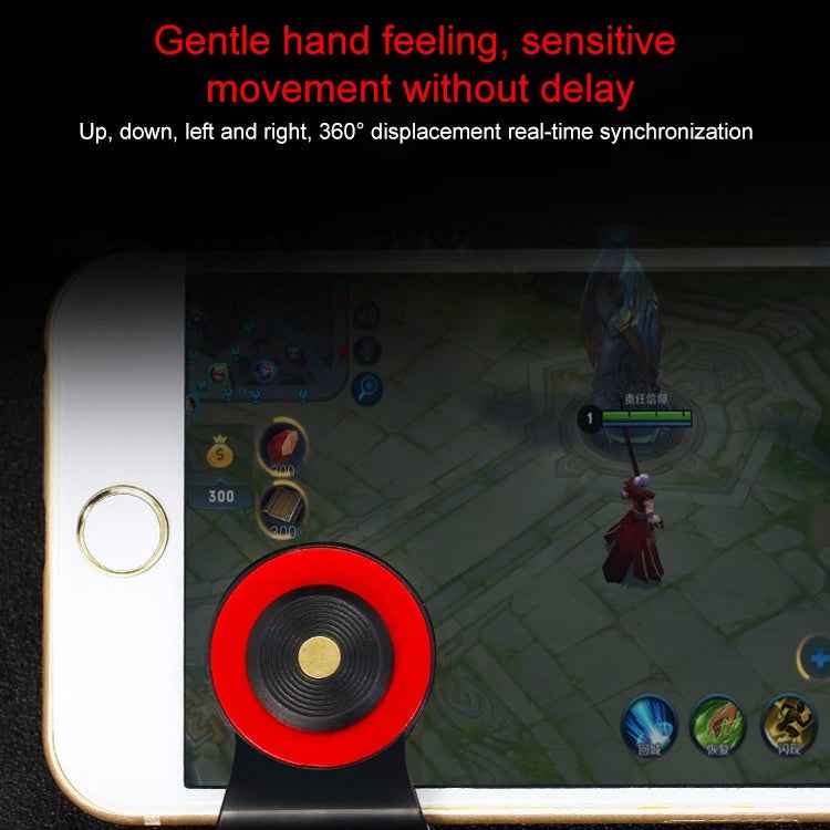 A9 Direct Mobile Clip Games Joystick Artifact Hand Travel Button Sucker with Ring Holder for iPhone, Android Phone, Tablet, A9 Gold, A9 REd, A9 Silver