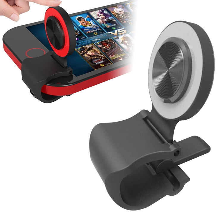 A9 Direct Mobile Clip Games Joystick Artifact Hand Travel Button Sucker with Ring Holder for iPhone, Android Phone, Tablet, A9 REd, A9 Silver, A9 Gold