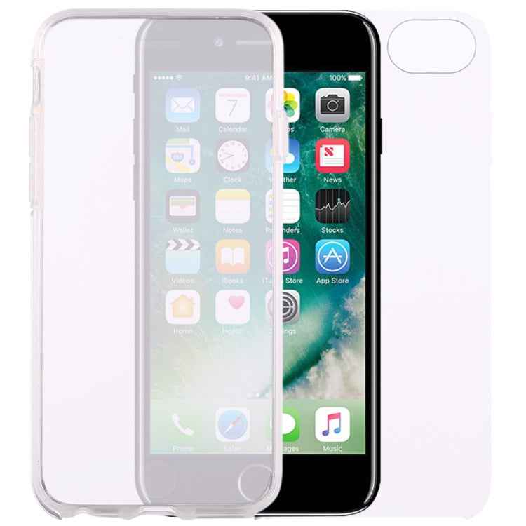 0.75mm Double-sided Ultra-thin Transparent PC + TPU Case for iPhone 8 & 7