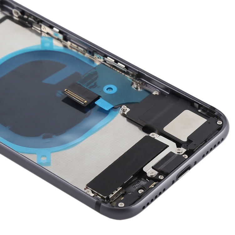 Battery Back Cover Assembly with Side Keys & Vibrator & Speaker Ringer Buzzer & Power Button + Volume Button Flex Cable & Card Tray for iPhone 8, For iPhone 8, For iPhone 8 (Full Assembly) - BSPART