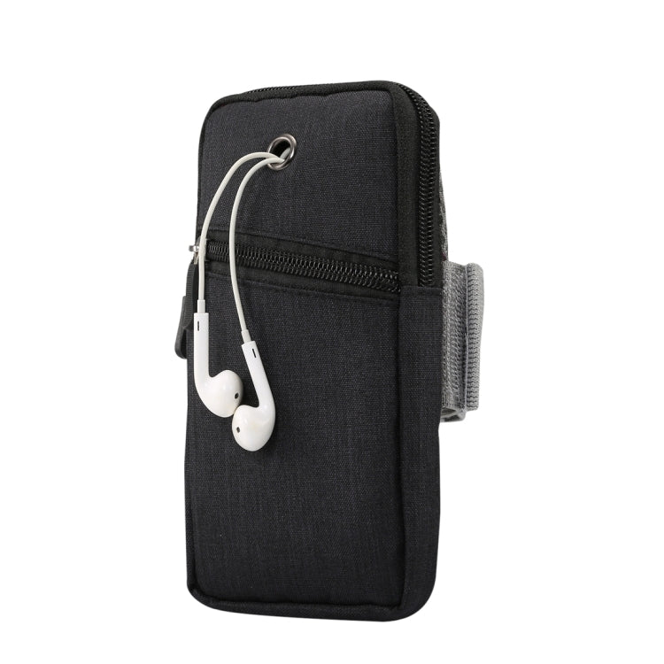 Multi-functional Universal Thin Sports Arm Bag Phone bag Wrist Pack with Earphone Hole for 6.5 Inch or Below Smartphones, Arm Size : 22-38cm