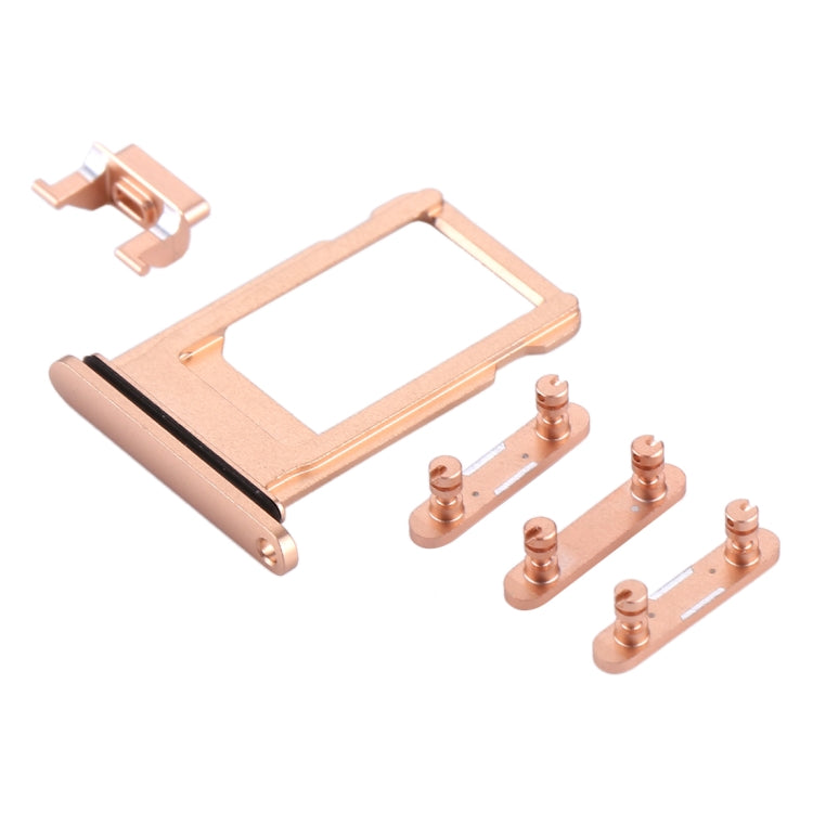 Card Tray + Volume Control Key + Power Button + Mute Switch Vibrator Key for iPhone 8, For iPhone 8