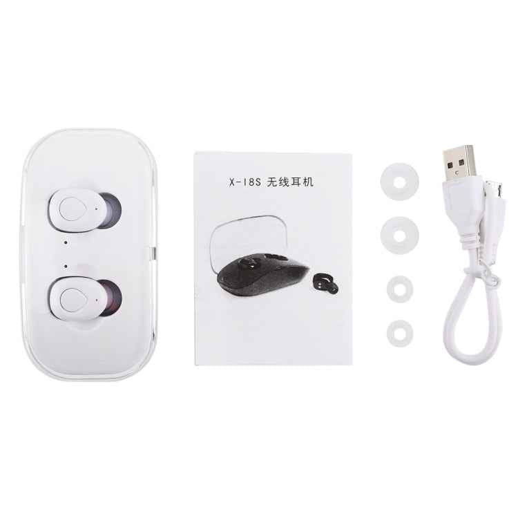 X-I8S Outdoor Sports Portable In-ear Bluetooth V4.2 Earphone with Charging Box