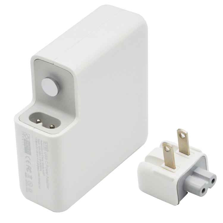 87W Type-C Power Adapter Portable Charger with 1.8m Type-C Charging Cable, US Plug