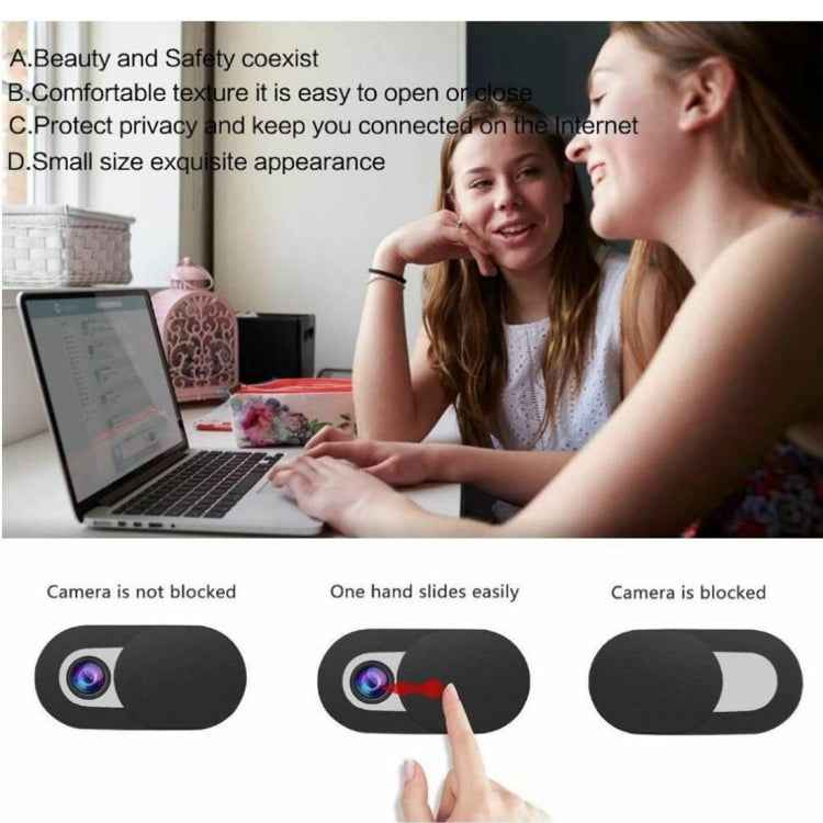 3 PCS Universal Ultra-thin Design Magnet WebCam Cover Camera Cover for Desktop, Laptop, Tablet, Phones