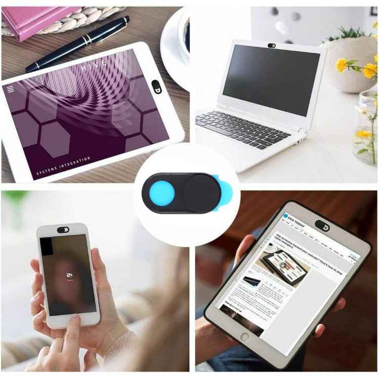 3 PCS Universal Ultra-thin Design Magnet WebCam Cover Camera Cover for Desktop, Laptop, Tablet, Phones