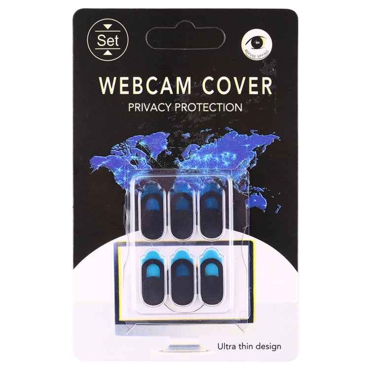 6 PCS Universal Ultra-thin Design WebCam Cover Camera Cover for Desktop, Laptop, Tablet, Phones