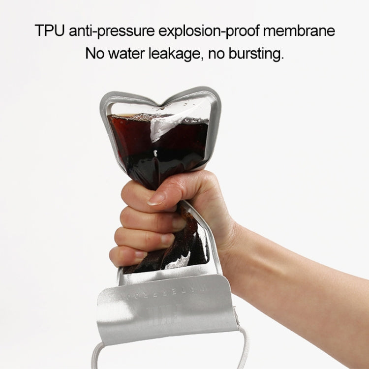 Outdoor Diving Swimming Mobile Phone Touch Screen Waterproof Bag for 5.1 to 6 Inch Mobile Phone