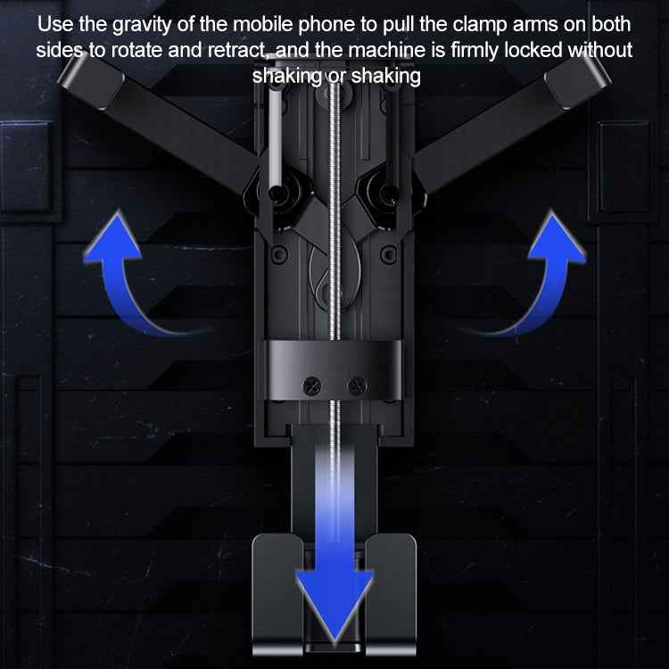 USAMS US-ZJ058 Retractable Gravity Car Holder for 4.7 - 7 inch Smartphones