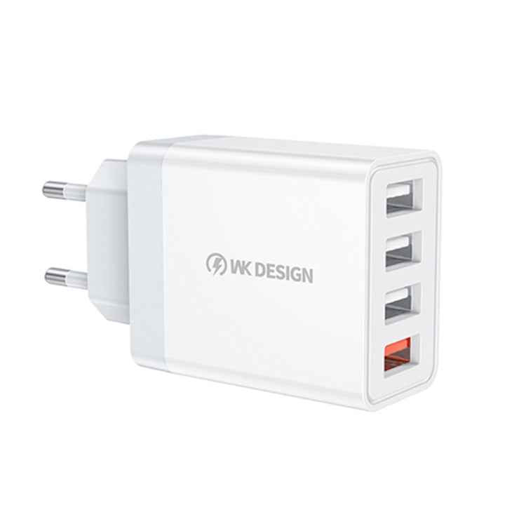 WK WP-U125 Youpin Series 18W QC3.0 4 USB Ports Fast Travel Charger, EU Plug