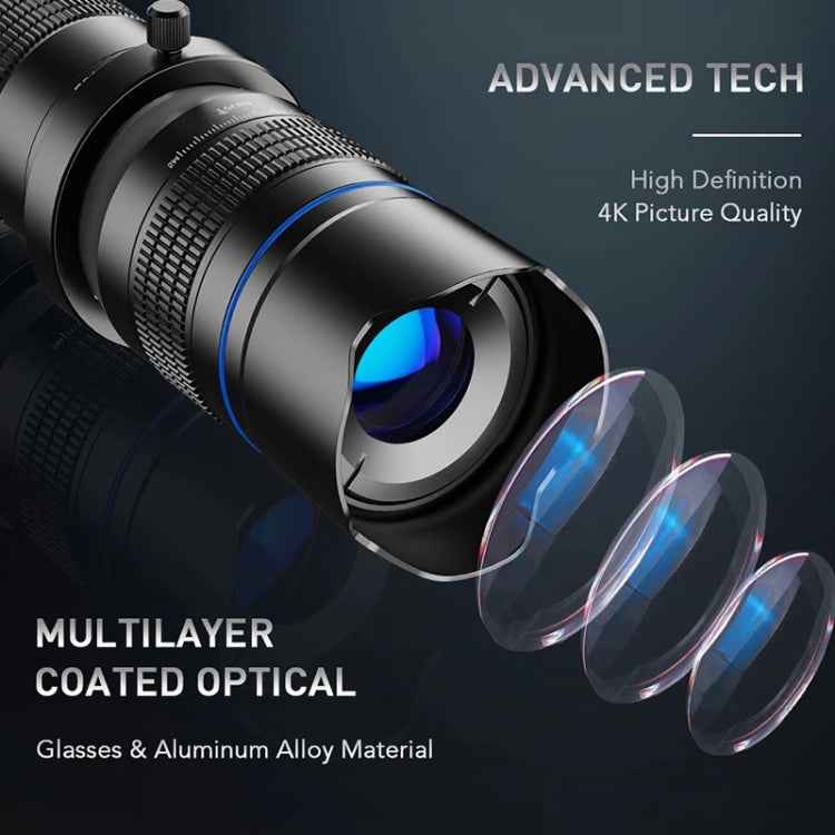 APEXEL APL-20-40XJJ04 20-40X HD External Dual-adjustment Zoom Telescope Universal Telephoto Phone Lens