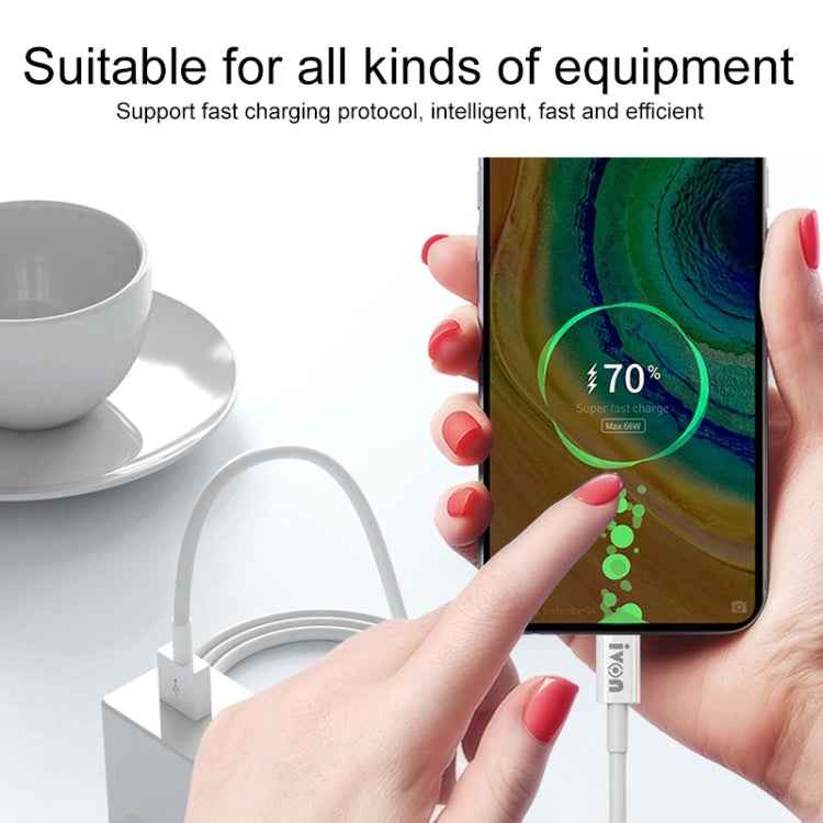 IVON CA70 Micro USB Fast Charging Data Cable, Length: 2m