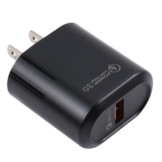 Cargador rápido USB LZ-2117 de 18 W QC3.0 y 3,1 A, enchufe estadounidense