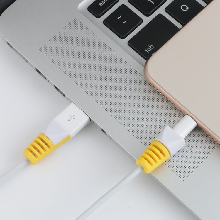 2 PCS Anti-break USB Charge Cable Winder Protective Case Protection Sleeve