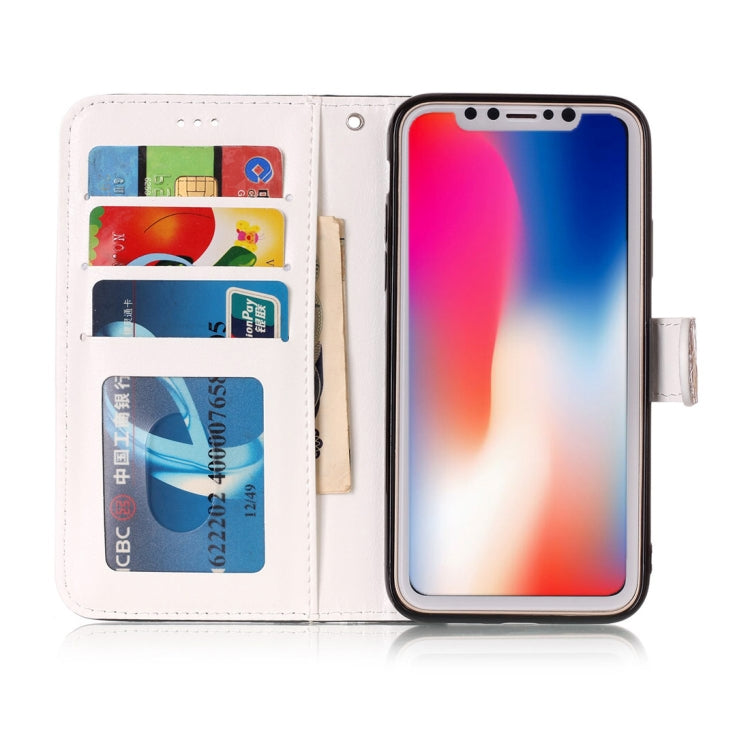 For iPhone X / XS Pattern Horizontal Flip Leather Case with Holder & Card Slots & Wallet & Photo Frame