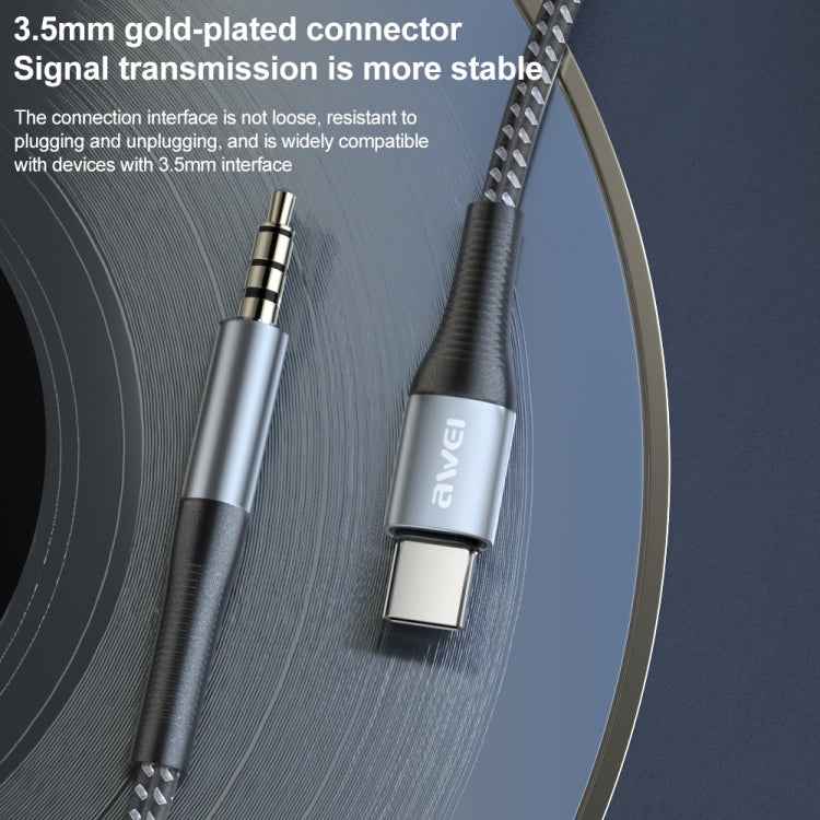 awei CL-116T Type-C / USB-C to 3.5mm Hi-Fi Audio Cable