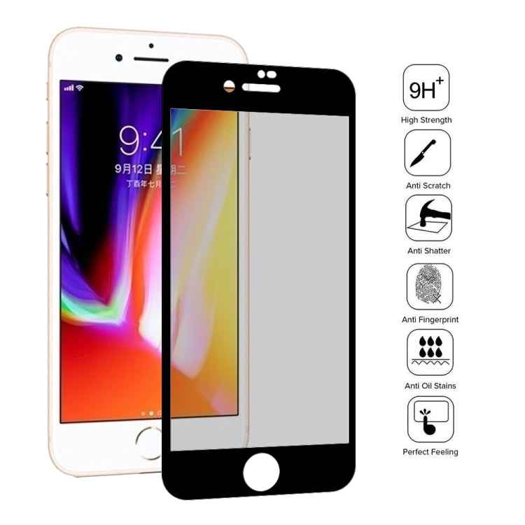 0.26mm 9H 3D Highly Transparent Privacy Anti-glare Tempered Glass Film for iPhone 8 & 7