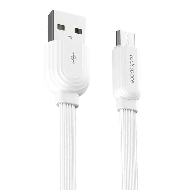ROCK S5 2A Micro USB Charging + Data Synchronization TPE Flat Shape Data Cable, Cable Length: 1m