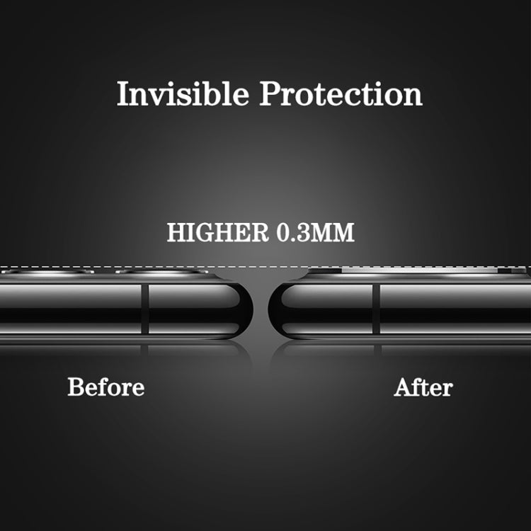For iPhone 11 Titanium Alloy Camera Lens Protector Tempered Glass Film, For iPhone 11