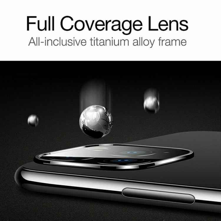 Titanium Alloy Camera Lens Protector Tempered Glass Film for iPhone 11 Pro / 11 Pro Max
