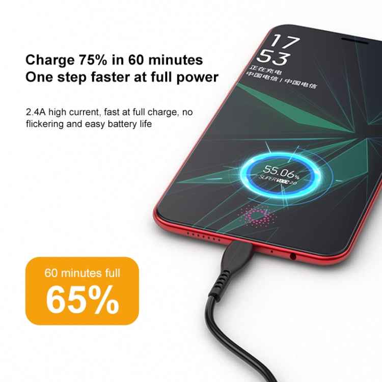 awei CL-115M 1m 2.4A USB to Micro USB Charging Cable