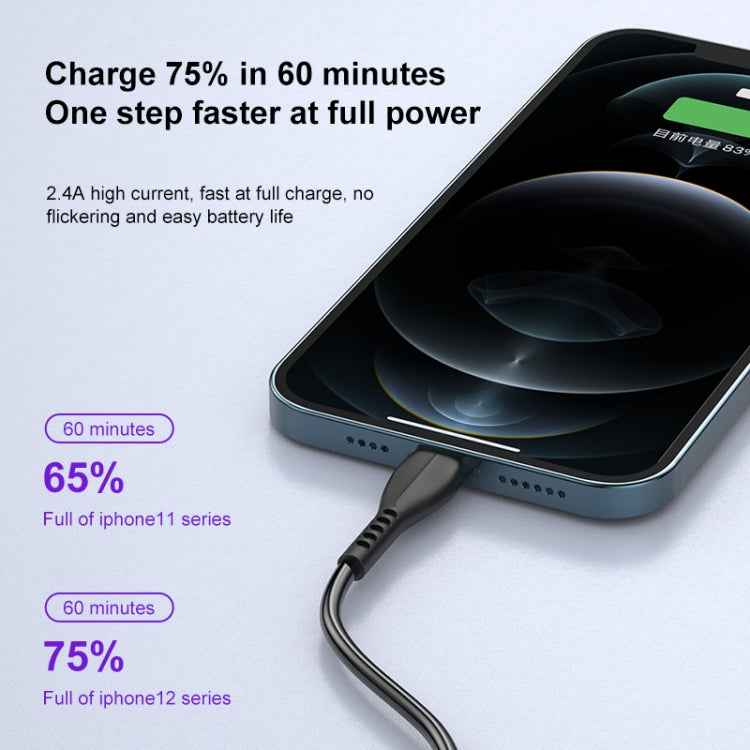 awei CL-115L 1m 2.4A USB to 8 Pin Charging Cable