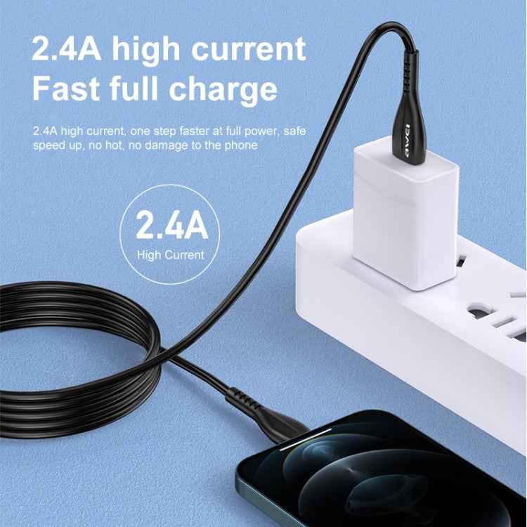 awei CL-115L 1m 2.4A USB to 8 Pin Charging Cable