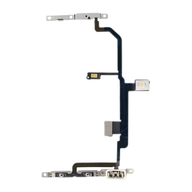 Câble flexible pour boutons d'alimentation et de volume avec boucle en fer pour iPhone 8 Plus.
