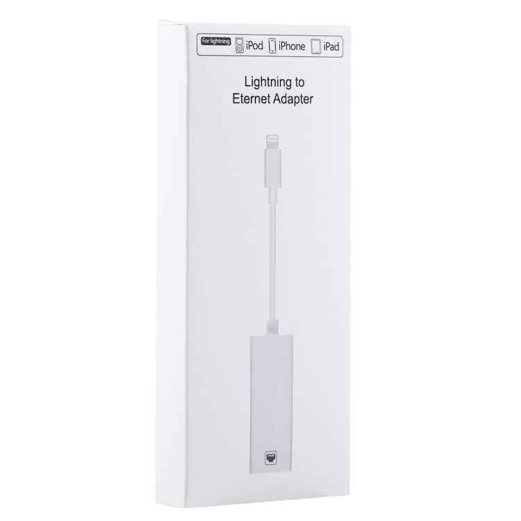 NK107A1 8 Pin to RJ45 Ethernet LAN Network Adapter Cable for iPhone / iPad Series, Total Length: 16cm