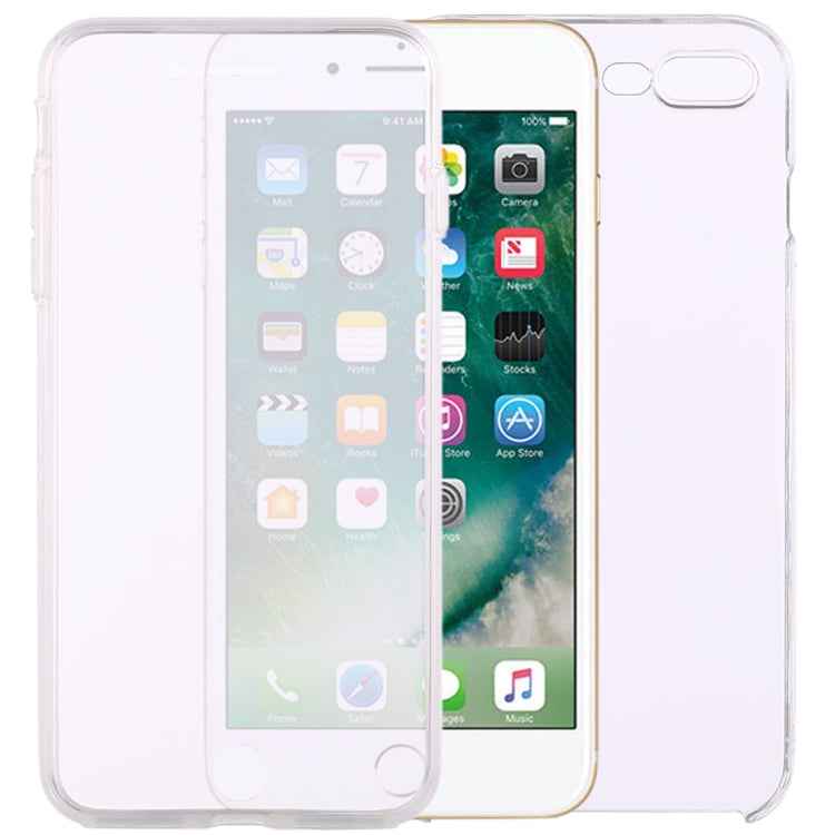 0.75mm Double-sided Ultra-thin Transparent PC + TPU Case for iPhone 8 Plus & 7 Plus