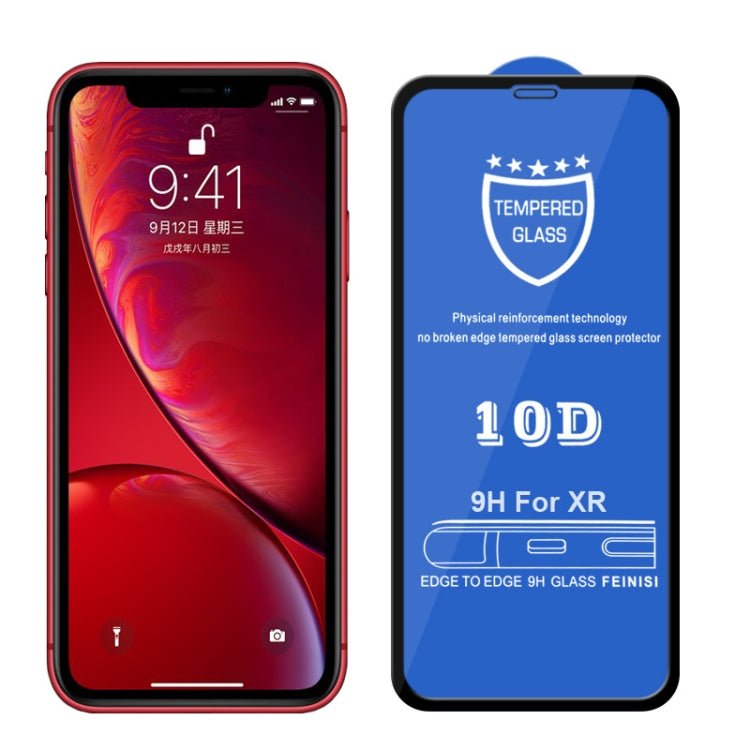 For iPhone 11 / XR 9H Full Screen Tempered Glass Screen Protector