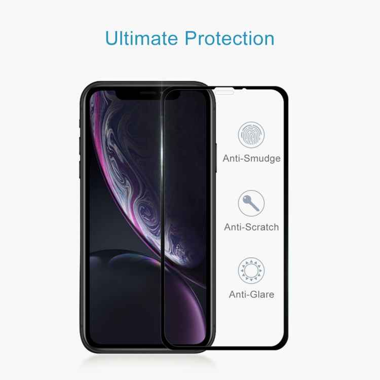 For iPhone 11 / XR 9H Full Screen Tempered Glass Screen Protector, For iPhone XR(1 PC)