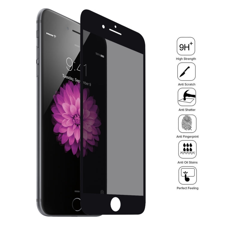 9H 6D Anti-peep Tempered Glass Film for iPhone 7 Plus