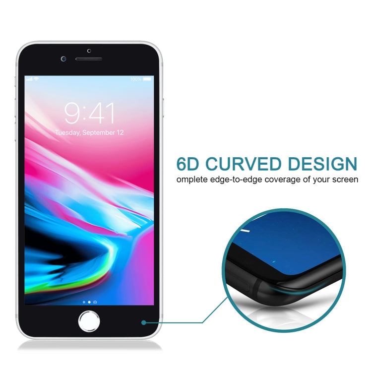 9H 6D Anti-peep Tempered Glass Film for iPhone 7 Plus
