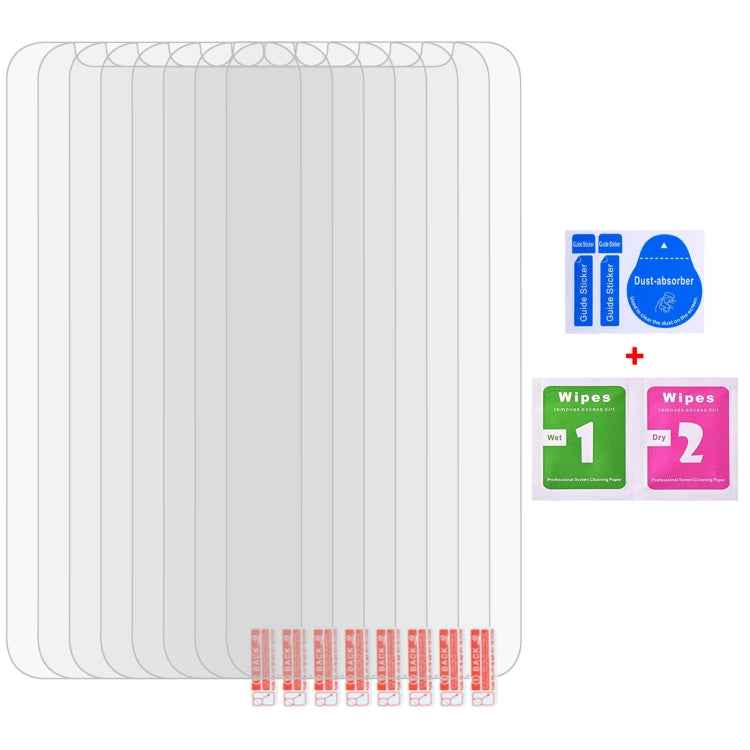 For iPhone 12 / 12 Pro 50pcs 0.26mm 9H 2.5D Tempered Glass Film (Slotted)