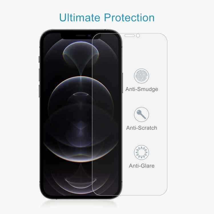 For iPhone 12 Pro Max 0.26mm 9H 2.5D Tempered Glass Film (Open Hole)